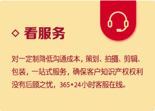 降低沟通成本 策划 拍摄 剪辑 包装 一站式服务。